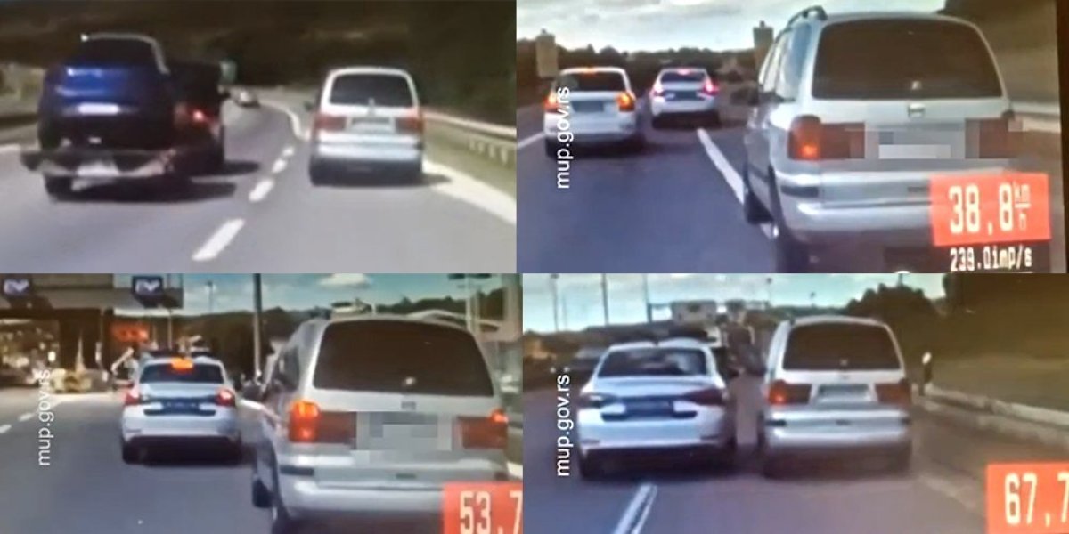 Nadrogiran bežao od policije dok je prevozio migrante (VIDEO)