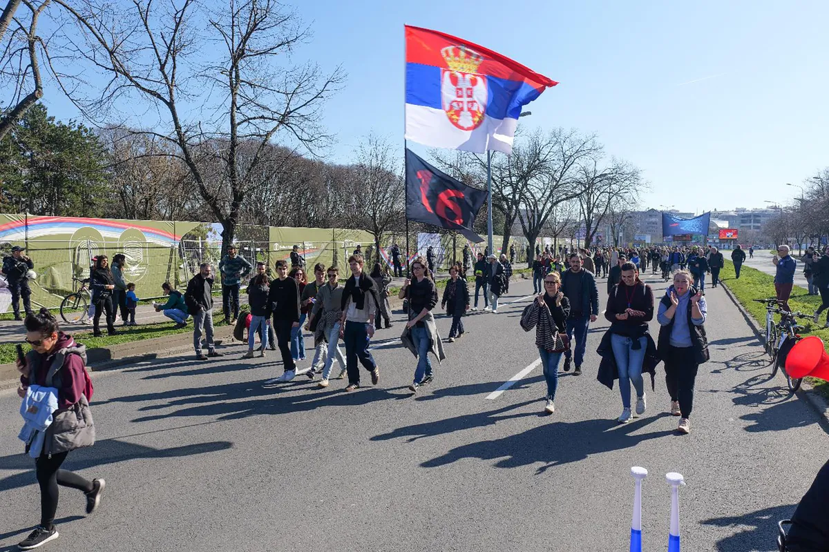 BLOG UŽIVO Beogradski marš na poziv zborova