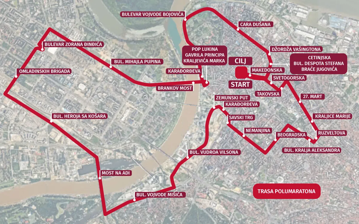 Danas počinje prvi dvodnevni Beogradski maraton: Ove ulice biće zatvorene MAPA