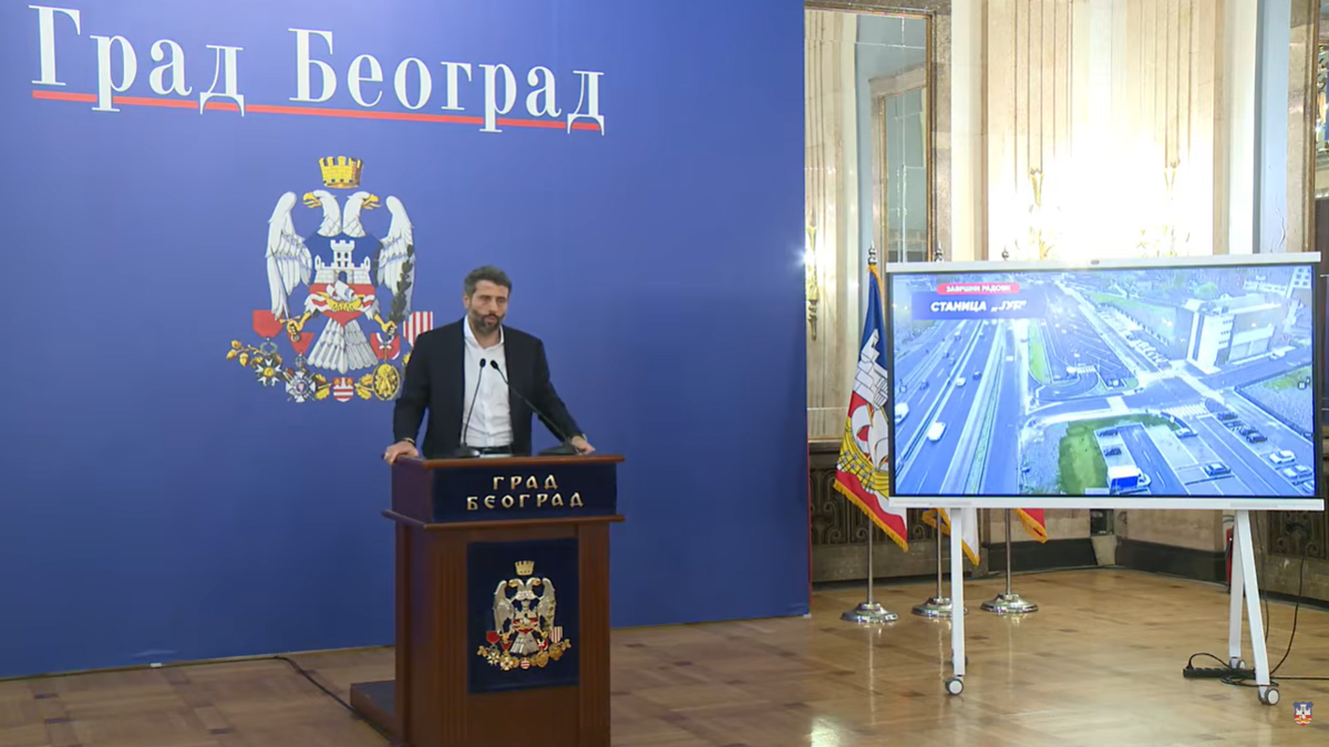 (Uživo, video) Šapić: Od sutra radovi na izgradnji tunela, zatvara se Bulevar despota Stefana