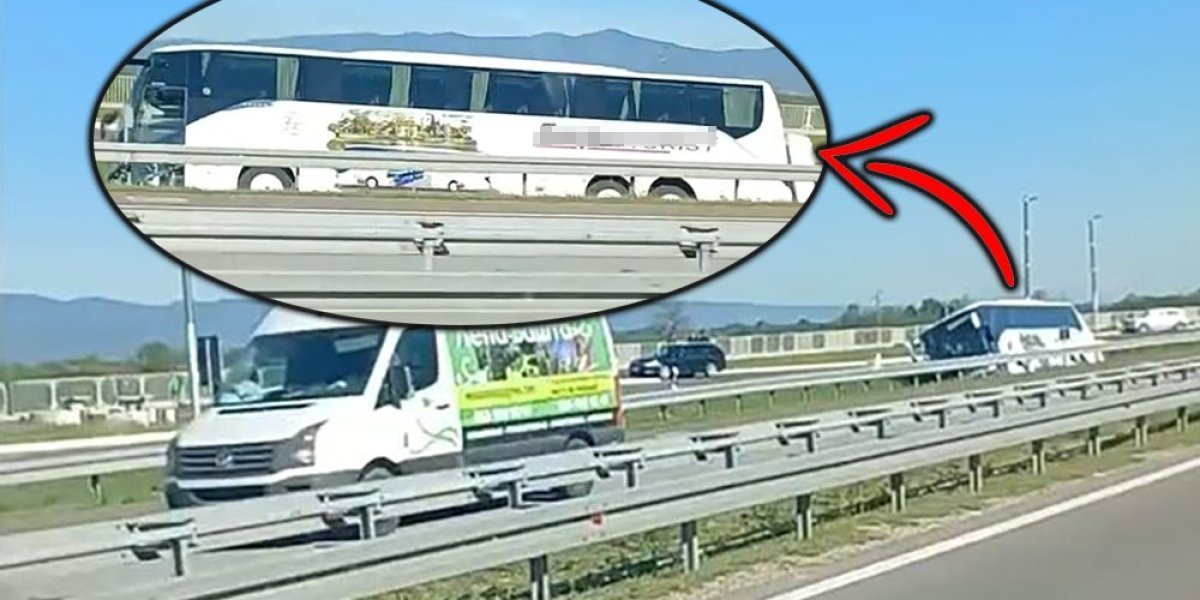 U blizini Ćićevca autobus sleteo auto-puta u kanal