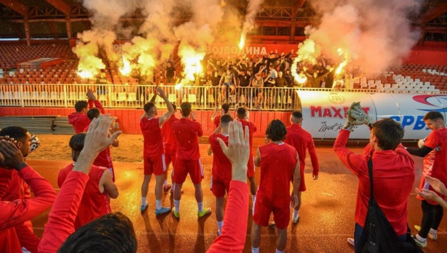 Vatreno! „Firma“, navijači FK Vojvodina, ispratila „Vošu“ na finale Kupa sa Zvezdom!